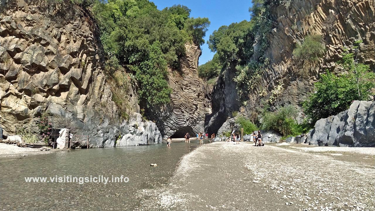 Sicily Alcantara Gorges Natural Attraction